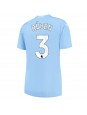 Manchester City Ruben Dias #3 Kotipaita Naisten 2023-24 Lyhythihainen